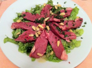 Salade de canard